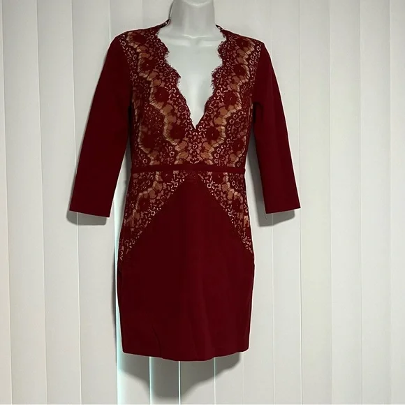 bebe burgundy dress Valentina Bebes Baby Girls Wine Red Velvet Lace Dress & Pants KAX189